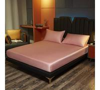 Protettore del Materasso Letto Naturale SEGGIO FREDE Altro Seta Vera Copertura di Copertura di Segno, Rosa, 150X200X25CM