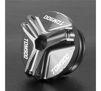 Protettore del serbatoio Moto CNC Anteriore Pompa Freno Posteriore Fluido Serbatoio Coperchio Tappo Olio Per Yamaha TDM 850 1991-2001 900 2002-2013(Silver)