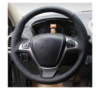 Protettore del volante Per Ford Per Fiesta 2008 2009 2010 2011 2012 2013 2014 2015 2016 2017 Coprivolante Per Auto Treccia Pelle Artificiale Antiscivolo Decorativo Protezione(Red Thread)