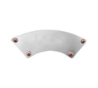 Protettore Della Barba Portatile, Copertura Per Barba In Acciaio Inossidabile, Scudo Da Bevanda Per Capelli, 10x5 Cm, Design Resistente Alla Fuoriuscita, Facile Da Installare, Ideale Per Il Vino In Ve