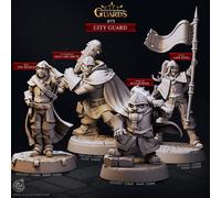 Protettore Della Città Miniatura Set Stadtwachen Figura per Ttrpg's Come D 5e