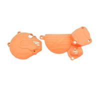 Protettore della frizione Protettore Accensione della pompa 'acqua Coperchio compatibile con kews K18 HJ250 KT250 DT230 MT250 TSE250R Adatto a vari bici da 250 cc e modelli di motocross(Orange Set)
