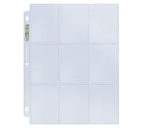 Protettore della pagina della serie Silver Ultra Pro 9 task per schede di dimensioni standard (50c)