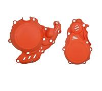 Protettore di protezione del coperchio della frizione per bici sporco compatibile con Exc-F XCF-W Freeride 4t Fe S EC F 250 350 Modelli motociclisti Protezione da accensione moto(SET Orange)