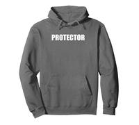 Protettore Felpa con Cappuccio, Unisex per Adulti, Asfalto, S