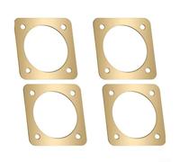 Protettore Foro 2,9cm e 3,2cm per Voliere Standard Metalliche(11/4 Inch) | 4 protettori, 16 viti incluse, installazione rapida, blocca predatori, per ideale giardino