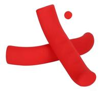 Protettore Leva Freno Bici Mountain Road Soft | Materiale silicone morbido, grip per sicuro, installazione per facile con acqua calda, 10cm, universale(Red)
