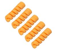 Protettore per Alloggiamento del a Manicotto per Bici del Freno in Gomma con Design a Spirale 5 Colori Disponibili per Cavi da 4 a 5 Mm (Yellow)