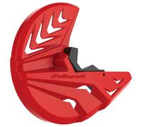 Protezione Disco Freno + piede forcella Polisport rosso Beta RR
