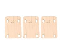 Protettore per distanza per autorizzazioni per ammortizzatore per ammortizzatore per ammortizzatore per ammortizzatore per ammortizzatori di qualità in legno di chitarra elettrico (3pcs 0,25 °)