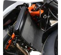 Spedizione Gratuita Protezione Radiatore Acqua R&g Racing-Nero Per Moto Ricambi