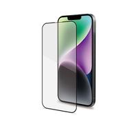 Protettore schermo Celly Fullglass per Apple iPhone 15, Vetro temperato 9H, Nero