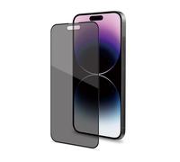 Protettore schermo Privacy Celly per iPhone 15 Pro Max, Vetro temperato, Nero