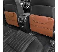 Protettore Schienale Auto per Seat Ateca Arona 2016-2025, 2Pezzi Universale Tappetino Anti-Calcio, Rivestimento Impermeabile Sedile Accessorio per SUV Familiare, D/Brown