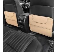 Protettore Schienale Auto per Seat Ateca Arona 2016-2025, 2Pezzi Universale Tappetino Anti-Calcio, Rivestimento Impermeabile Sedile Accessorio per SUV Familiare, B/Beige