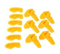 Protettore smontagomme, 10 Pezzi di plastica Gialla per Montaggio smontagomme Testa di Anatra Smontaggio Pneumatico Inserto Testa Protezione Cerchio Accessori per Macchine Pneumatici