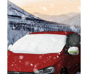 Protettore termico del parabrezza Premium con copertura dello specchio laterale 147x120 cm