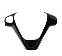 Protettore Volante Auto Per Ford Per Ecosport 2013-2017 Per Fiesta MK7 2009-2017 Accessori Interni Copri Volante Per Auto Paillettes Trim(1hole carbon black)