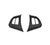 Protettore Volante Auto Per Per X5 E70 2008-2013 Interni Auto Pulsante Interruttore Al Volante Telaio In Fibra Di Carbonio Texture Adesivo Copertura(Carbon texture)