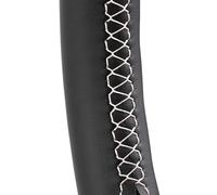 Protettore Volante Auto Per VW Per Golf 5 Mk5 Per GTI R32 Per Passat R Per GT 2005 Sterzo Wrap Copertura Del Volante Dell'automobile Traspirante(White line)