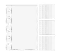 Protettori Del Foglio | 10 Pezzi A7 A7 Ring Binder Clear Binder | Copertine Di Documenti Chiari Per Il Personale Amministrativo 'ufficio Project Managers Educatori Insegnanti Artisti Sketchers Pro