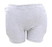 Protettori dell'anca 1pc per biancheria intima di cotone per anziani, prevenzione delle lesioni da donna con spugne protettive rimovibili e cinghie di trazione, protezione elastica della caduta d