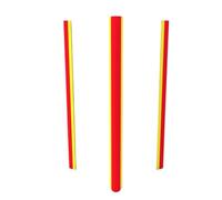 Protettori dell'angolo della parete in gomma, Protezioni angolari for pareti da garage riflettenti autoadesive 3 pezzi, multicolori, 1,2-1,5 m(1.5m)