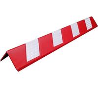 Protettori dell'angolo della parete in gomma, Protezioni angolari riflettenti for pareti di garage for, magazzini, rosse 0,6x10x80 cm 1,2,5,10 Pz(5pcs)