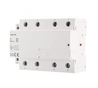 Protettori di dispersione a terra 4 poli 100A AC 220 V 230 V 50/60 Hz Su Guida Din for Uso Domestico AC Contattore Modulare Regolatore di Interruttore Home Hotel Uso 1 Pz (Size : 4p 100a 2no2nc 230ac