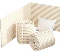 Protettori EdgeCorner, Cuscino extra largo for focolare con bordo di protezione for caminetto. multicolore 200x20 cm(White)