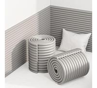 Protettori EdgeCorner, Cuscino extra largo for focolare con bordo di protezione for caminetto. multicolore 200x20 cm(Grey)