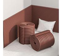 Protettori EdgeCorner, Protezione for focolare extra larga a prova di bambino. Cuscino Multicolor 200x20x1,2 cm(Coffee)