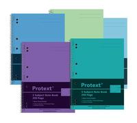 Protext 5 soggetti quaderno a spirale in polipropilene 8 tasche colori assortiti