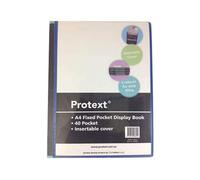Protext A4 40 Tasche Inserto Fisso Copertina Display Libro di alta qualità Nero