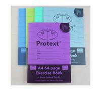 Protext A4 Quaderno Zebra punteggiato Terzi Copertina in polipropilene 64 pagine