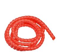 protezione a spirale, 1 metro 14 mm ID Computer Cable Management Sleeve Spiral Organizer Wire Tube Protezione Avvolgicavo Cavo(Red)
