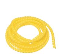 Protezione a spirale, 1 metro 14 mm ID Computer Cable Management Sleeve Spiral Organizer Wire Tube Protezione Avvolgicavo Cavo(Yellow)