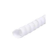 protezione a spirale, 2 metri 5 Spiral Wires Organizer Casing 8mm a 22mm Line Protezione Cavo Computer Tubo Flessibile Idraulico Manicotto(White,10mm 5 meter)
