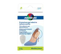 Protezione adesiva master-aid footcare sottile tallone 2 pezzi f5
