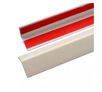Protezione angolare autoadesiva per pareti, Modanatura angolare a 89 gradi, protezioni for angoli e bordi autoadesive, profilo angolare in PVC adatto a molte pareti, larghezza 2 cm(Beige,120cm/3.9ft)