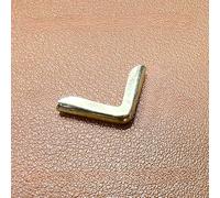 Protezione angolare in metallo per libri, 15 * 3mm 100/200 pezzi Proteggi angoli for libri in metallo color bronzo Album fotografico Angoli in(Yellow,200pcs)