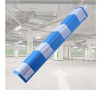 Protezione angoli porte auto, Protezioni angolari antigraffio da 0,6 cm, protezione paraurti riflettente for proteggere la tua auto(Blue,2pcs)