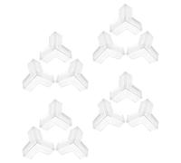 Protezione Angoli Triangolari 12 Pezzi in Pvc Trasparente per Mobili