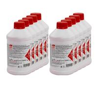 Protezione Anti Gelo Febi G12 -35°C Miscela Pronta 10 X 1 Litro Rosso per Audi