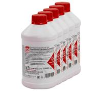 Protezione Anti Gelo Febi G12 -35°C Miscela Pronta 5 X 1 Litro Rosso per Audi