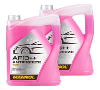 Protezione Anti Gelo Mannol AF13 Antigelo 2x 5 Litro Miscela Pronta -40 °C Rosso