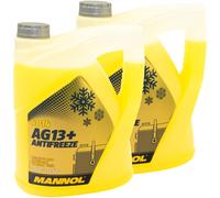 Protezione Anti Gelo Mannol Avanzato Antigelo -40°C 2x 5 Litro Giallo Frost