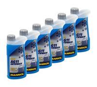 Protezione Anti Gelo Mannol G11 AG11 Antigelo 6x 1 Litro Miscela Pronta -40°C