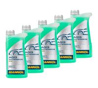 Protezione Anti Gelo Mannol Hightec Antigelo 5x 1 Litro Miscela Pronta -40°C