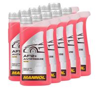 Protezione Anti Gelo Mannol Longterm Antigelo 10x 1 Litro Miscela Pronta -40°C